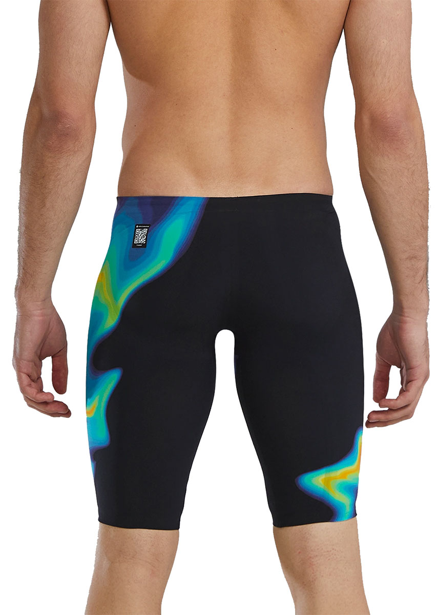 TYR Venzo Infrared Low Waist Jammer - Orange / Green