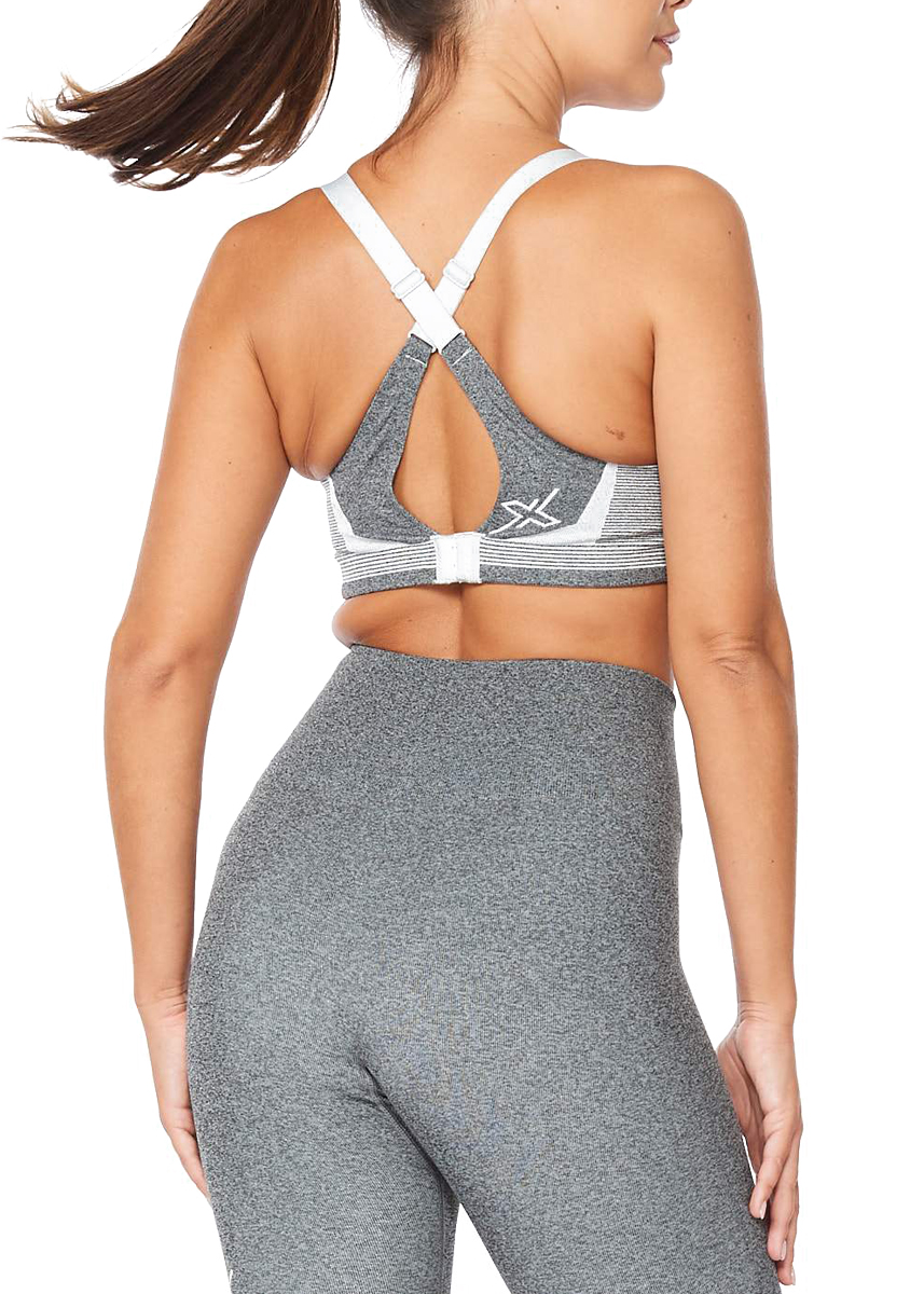 2XU Women's Motion Tech Bra - Grey Marle